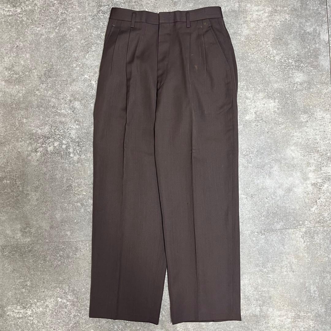 【vintage】セットアップ ダブルスーツ 成人式 ピンズ　ネクタイ　パープル