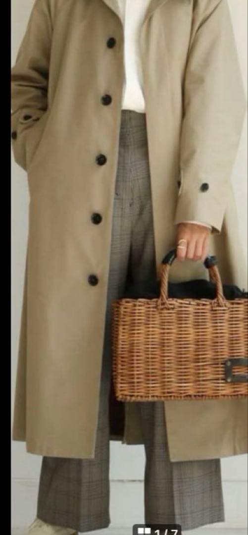 定番完売 エバゴス ebagos 横長カゴバック