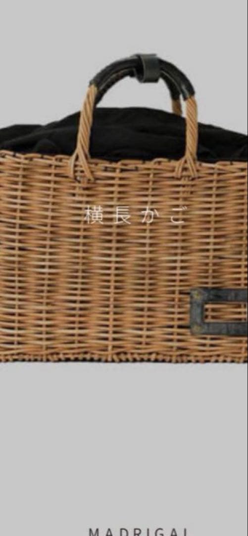 定番完売 エバゴス ebagos 横長カゴバック