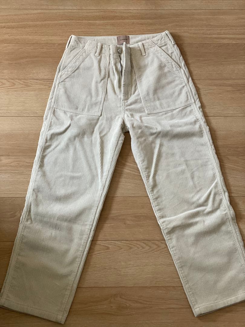 裾上げ試着のみ　ザシシクイ　shishikui コーデュロイベイカーパンツ　38