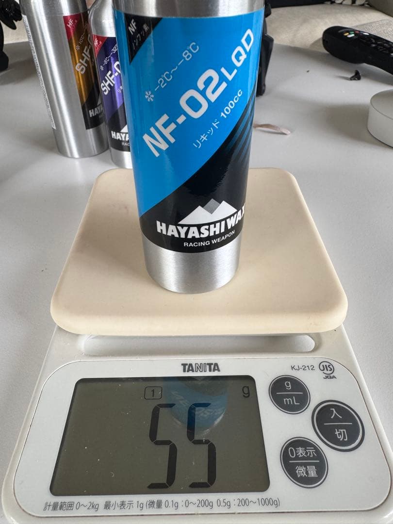 ハヤシワックス リキッドwax 5本セット(ハイシーズンから春先、パウダーまで)