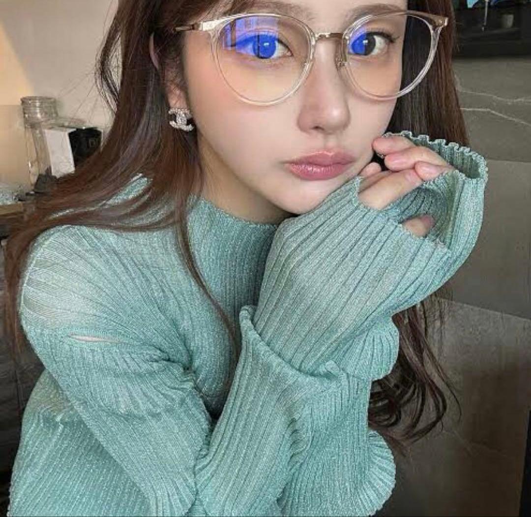 SORIN sheer lame rib top ウサギオンライン　ソリン