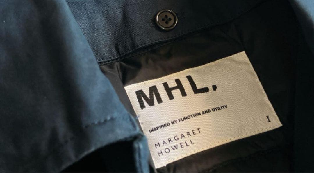 MHL マーガレットハウエル ダウンライナー付き ステンカラーコート Aライン