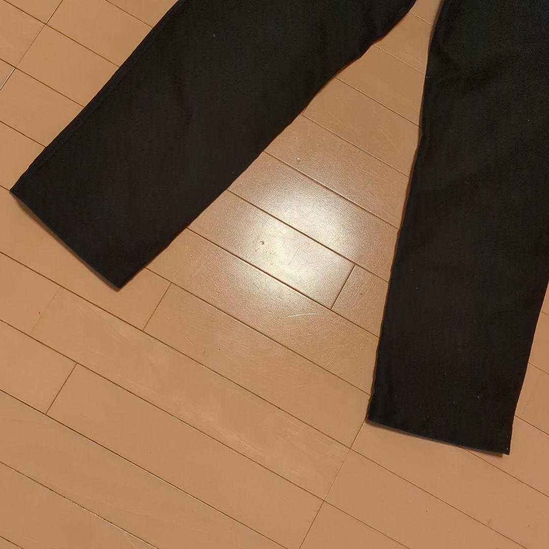 FOB FACTORY モールスキントラウザーズパンツ サイズ3　ブラック