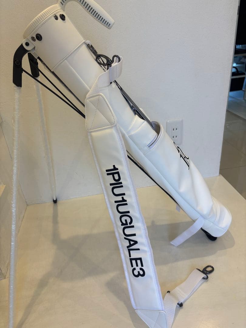 1PUTUGUALE3 ミニキャディバッグ　スタンド式　ホワイト