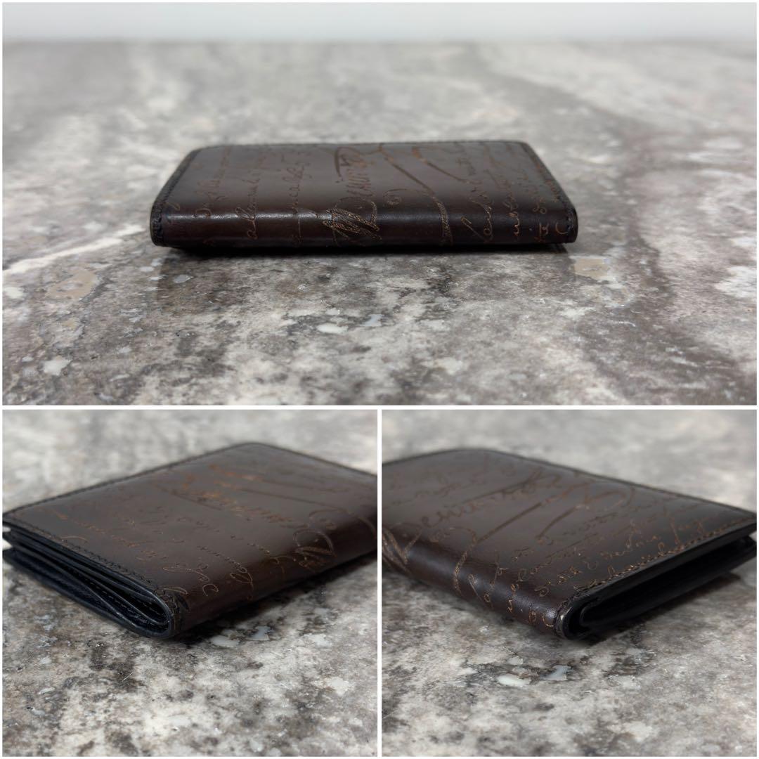 限定 定価13.6万円 ベルルッティ ペリプル スクリットレザーミニ財布