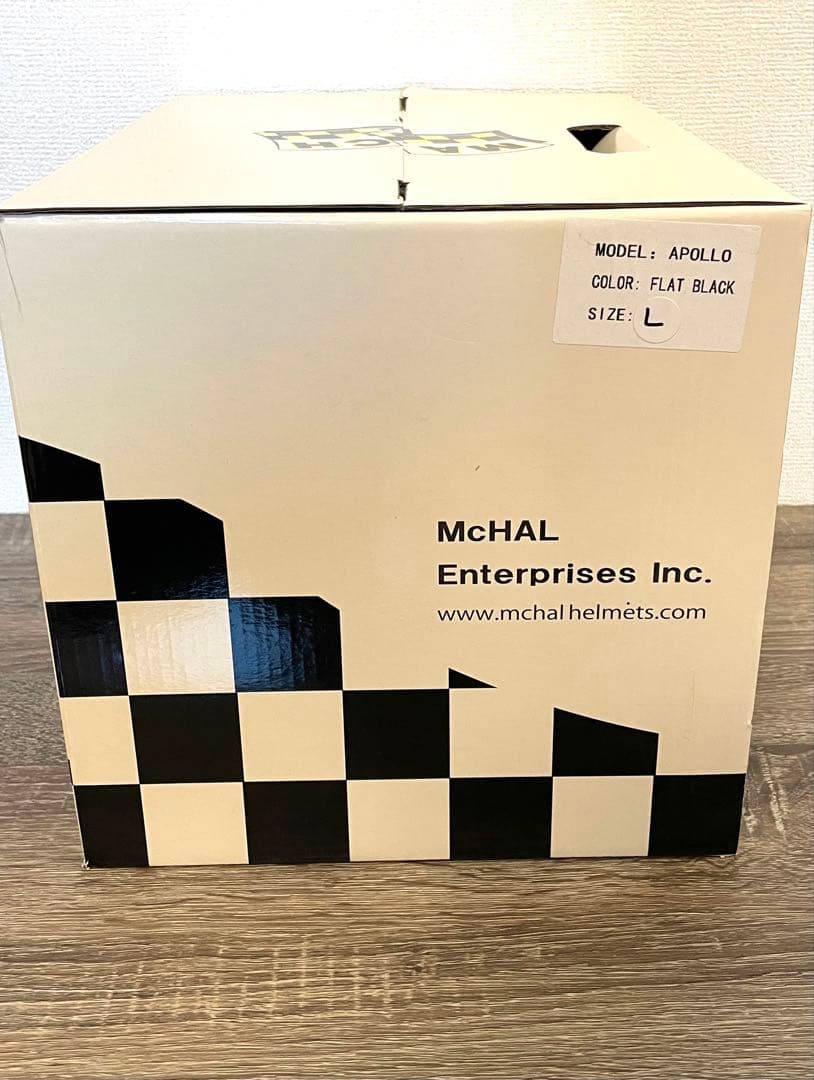 McHAL APOLLO マットブラック Lサイズ
