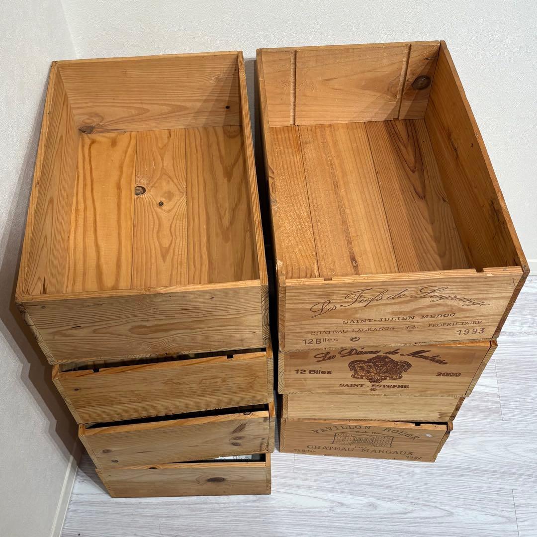 木製　ワイン箱　木箱　8個　送料込み