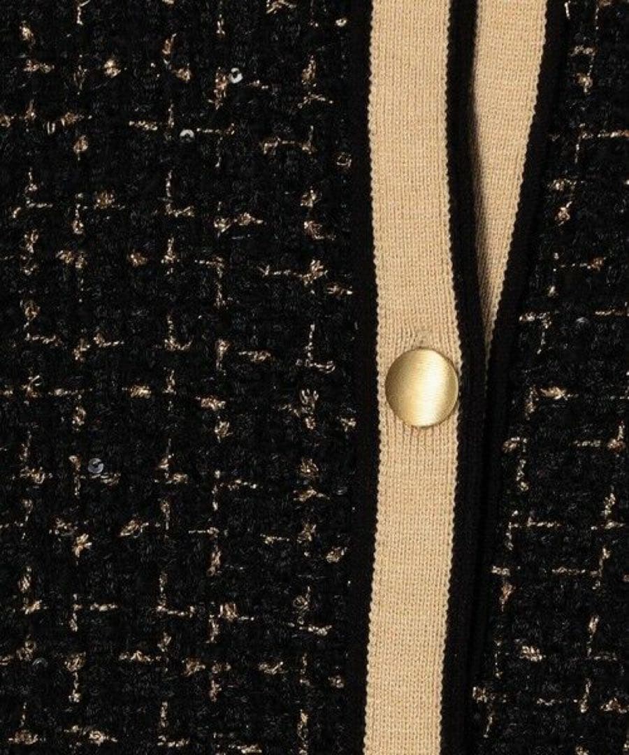 TOMORROWLAND ニットコンビツイード ジャケット