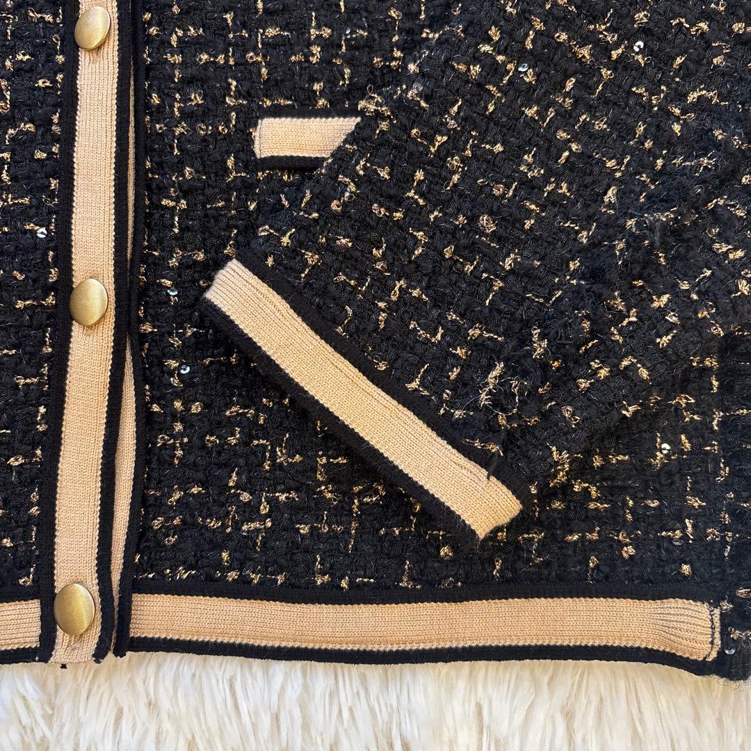 TOMORROWLAND ニットコンビツイード ジャケット