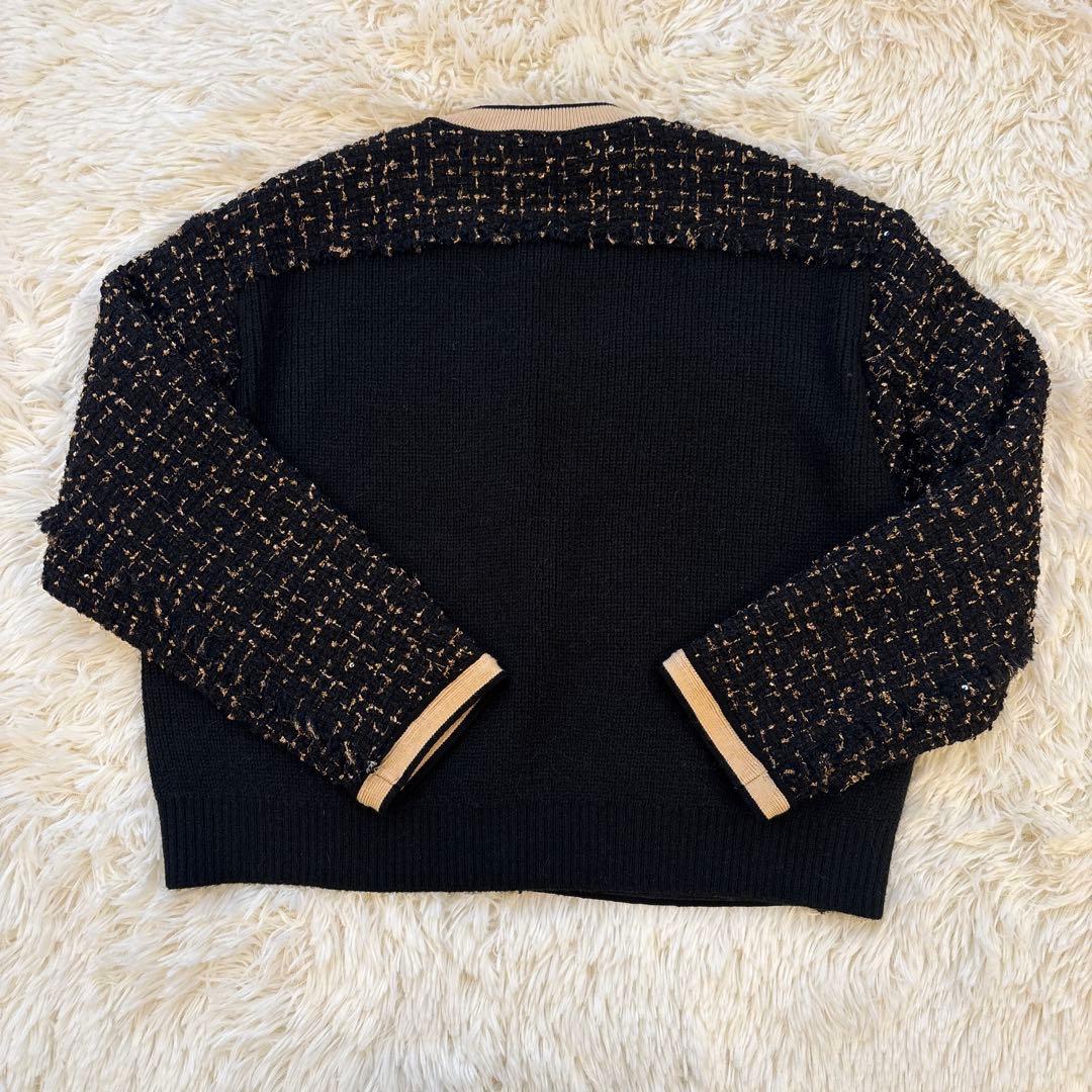 TOMORROWLAND ニットコンビツイード ジャケット