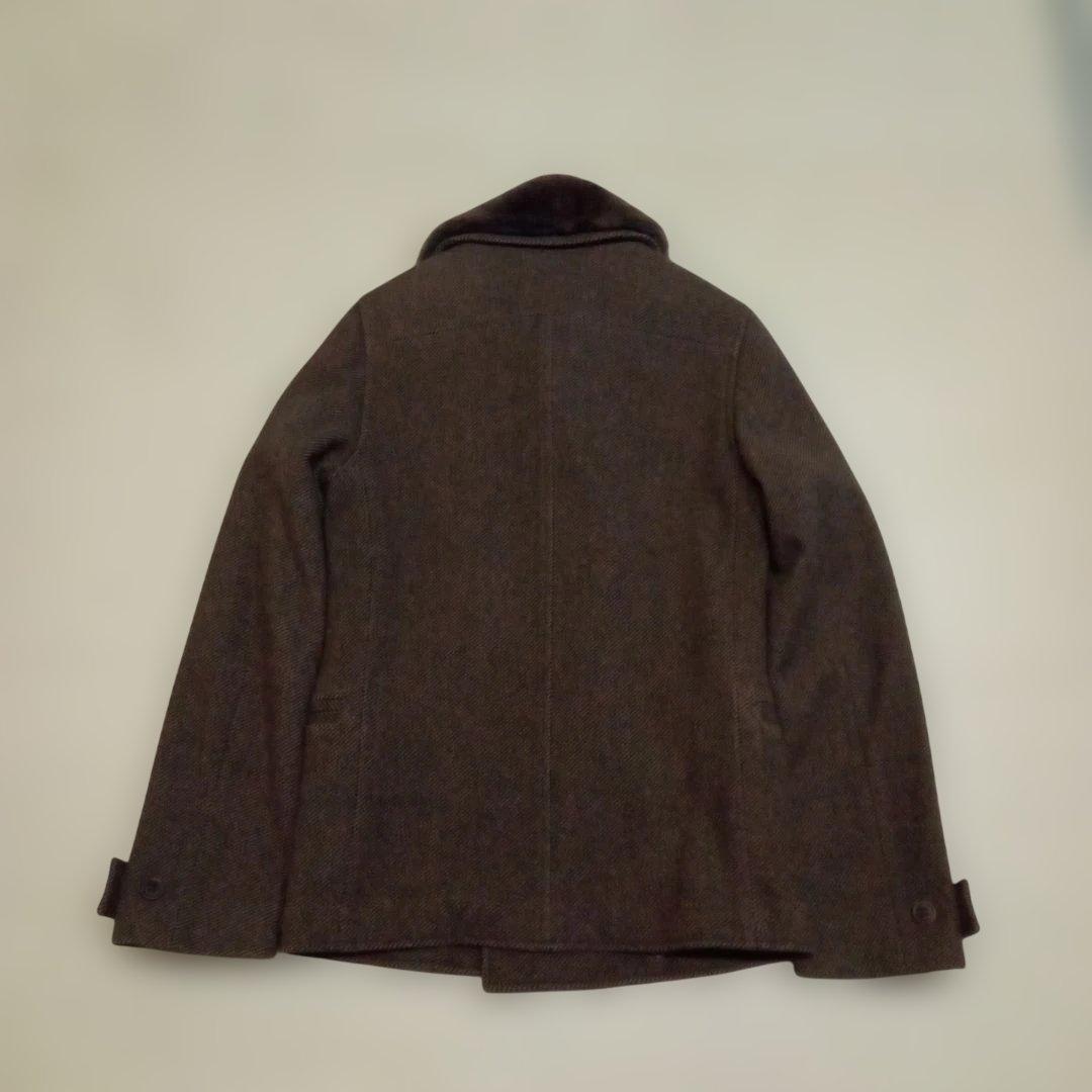 A.P.C. ダークブラウン ウールコート