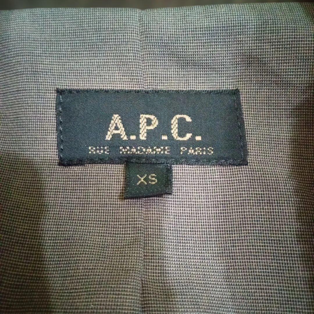 A.P.C. ダークブラウン ウールコート