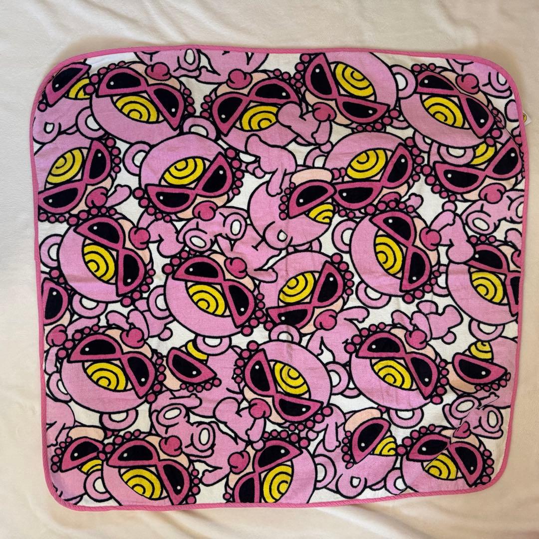 ヒスミニ　ピンクテディブランケット