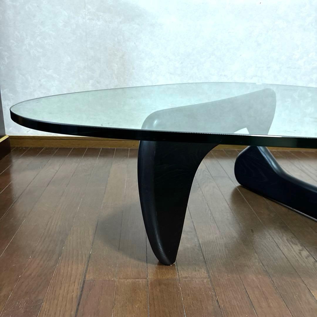 【美品】※直接お渡しのみ イサムノグチ コーヒーテーブル ガラステーブル