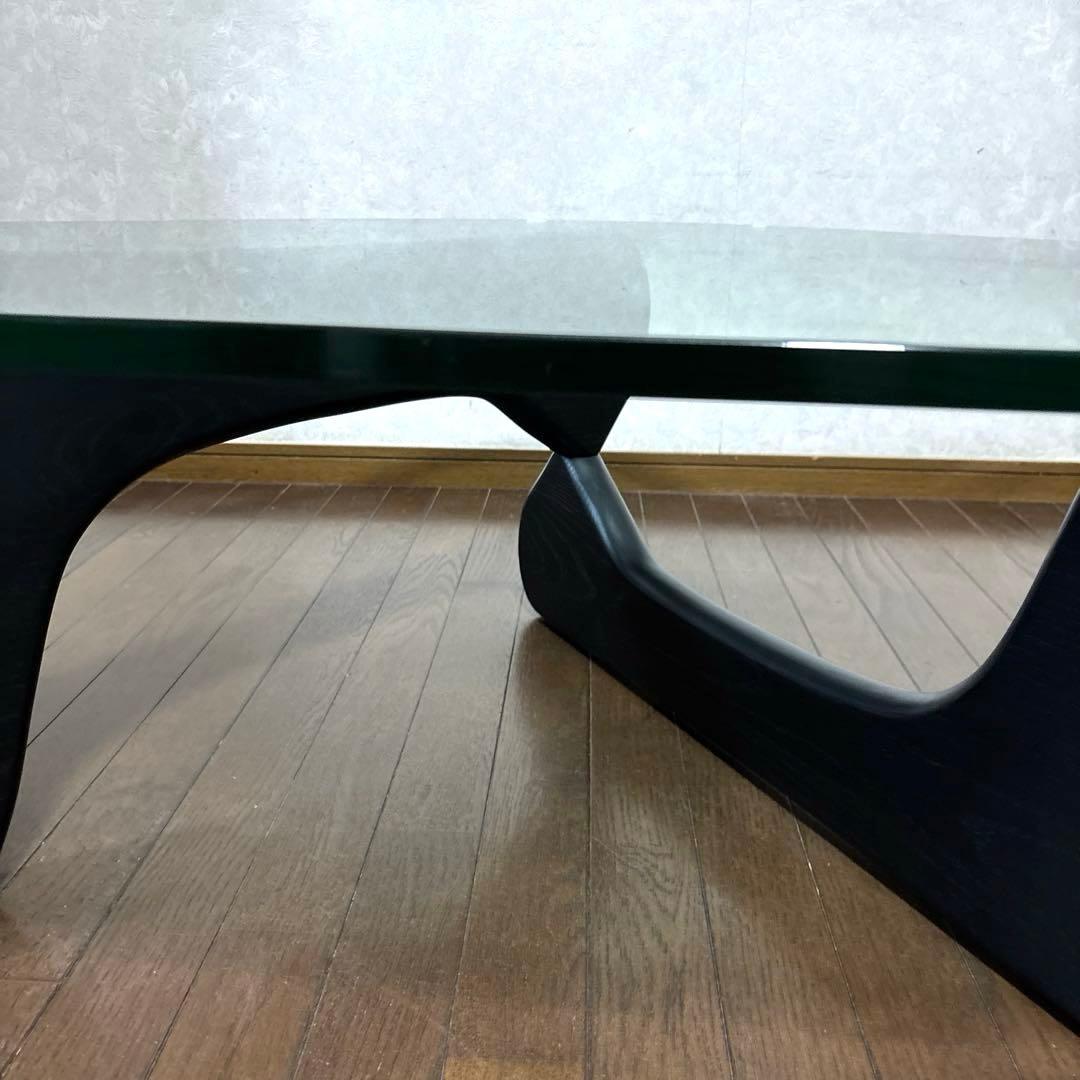 【美品】※直接お渡しのみ イサムノグチ コーヒーテーブル ガラステーブル