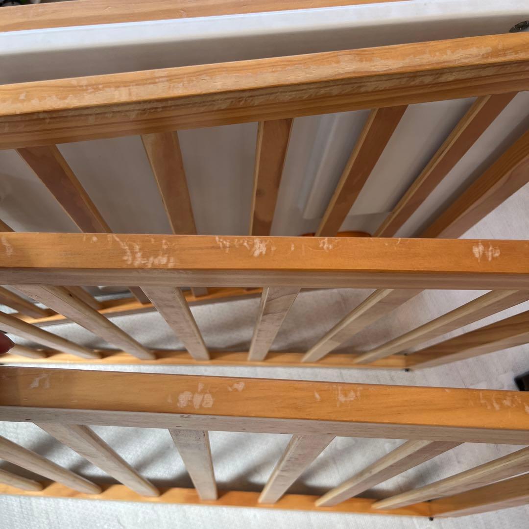 日本育児 木のミュージカルキッズランドDX 木製の折りたためるベビーサークル