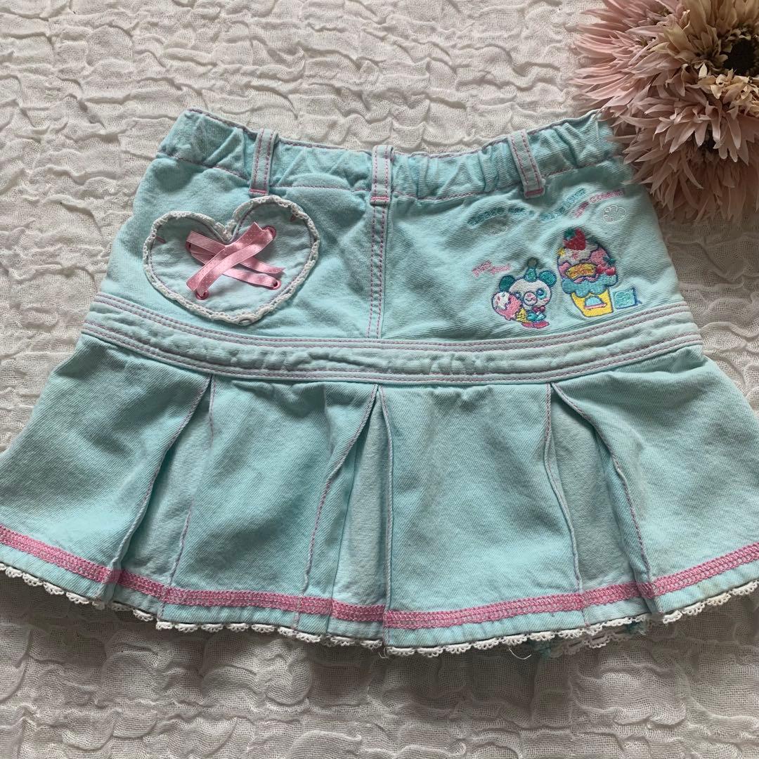 日*1様 メゾピアノ　ミミポポちゃん　プリーツスカート