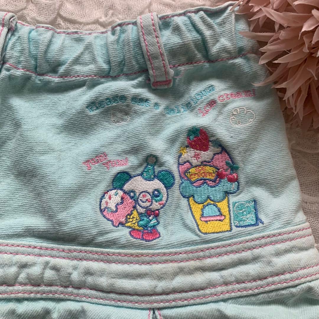 日*1様 メゾピアノ　ミミポポちゃん　プリーツスカート