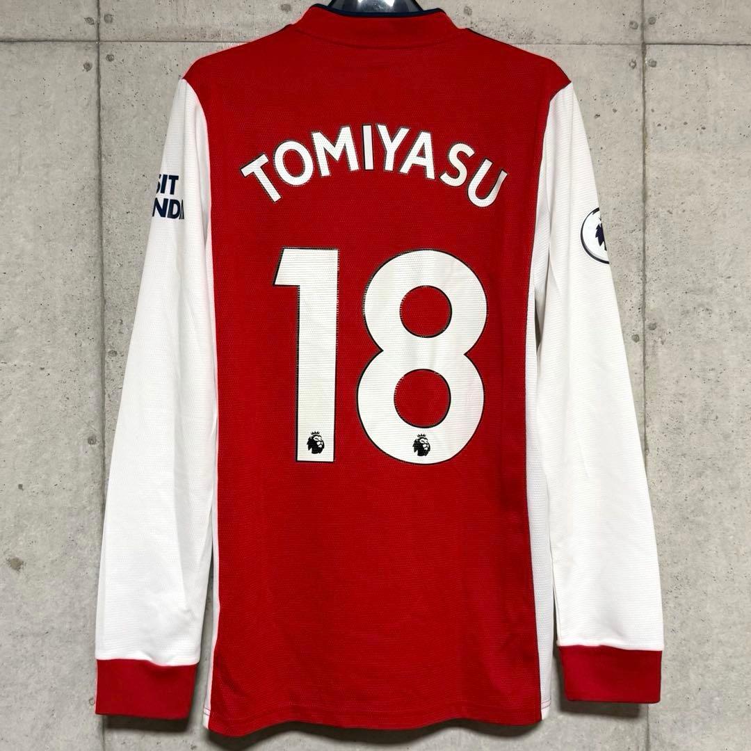 【美品！】21/22 アーセナルFC ♯18冨安健洋【Mサイズ】ホーム 長袖