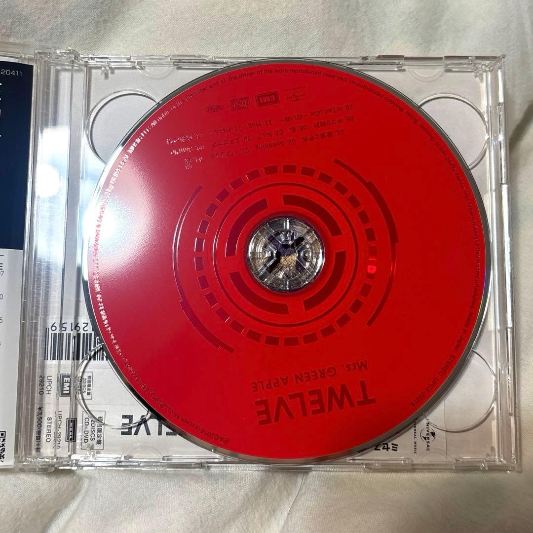 Mrs.GREEN APPLE TWELVE 初回限定盤　CD DVD