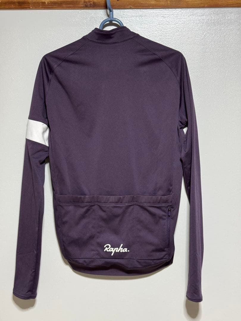 Rapha メンズ コア ロングスリーブ ジャージ　パープル　Sサイズ