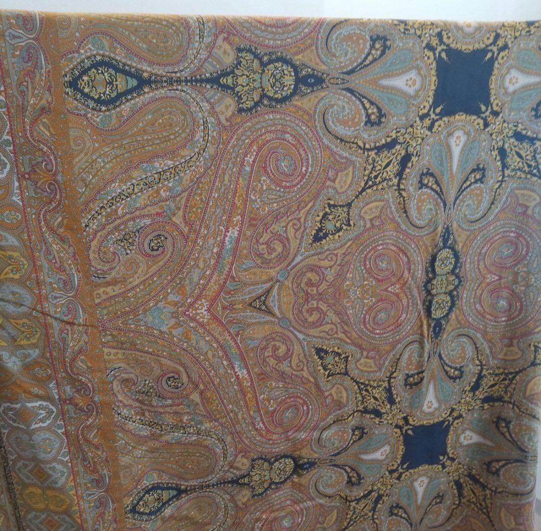 【エトロ】ペイズリー柄掛け布団カバー