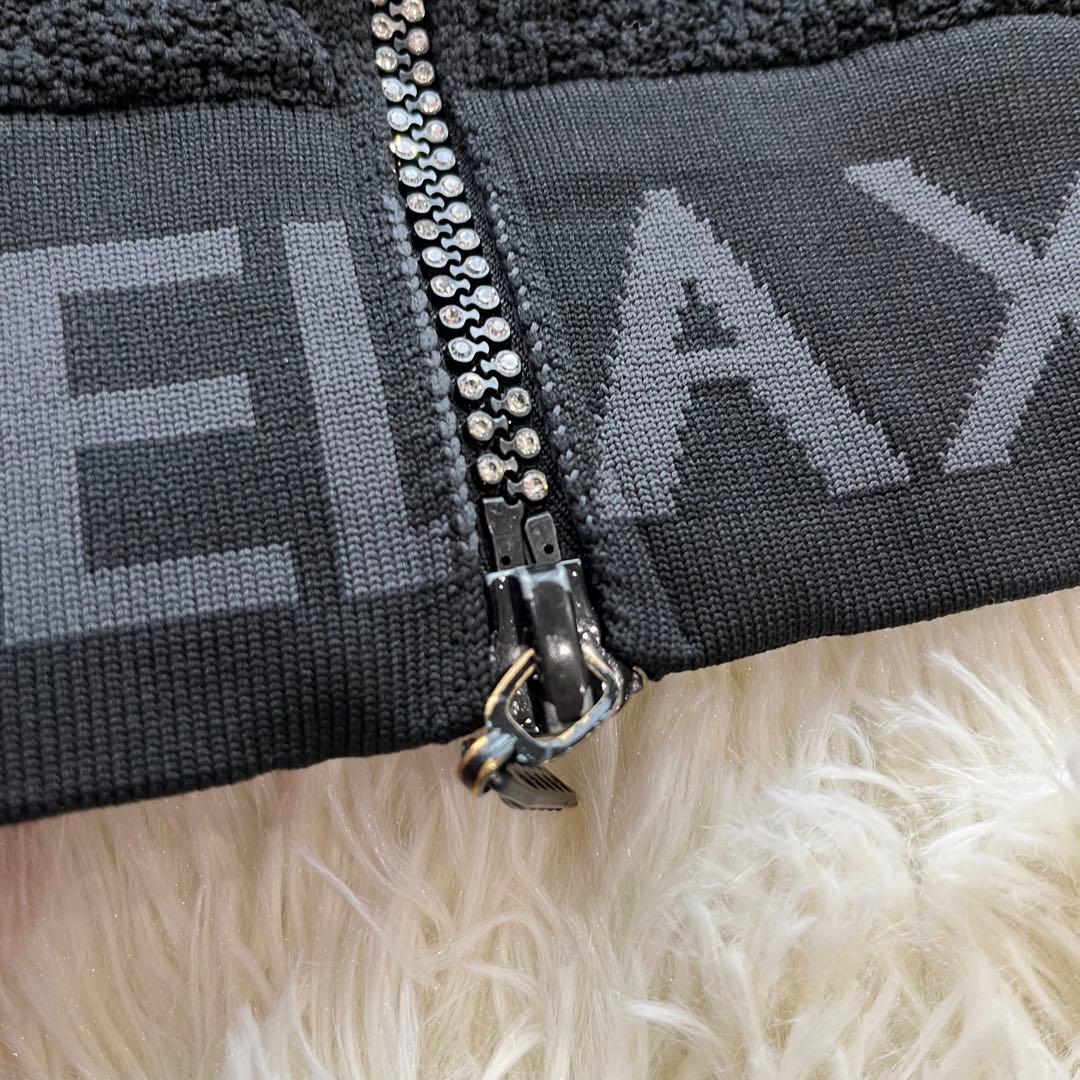 1piu1uguale3 フルジップパーカーセットアップwジップ 装飾　y2k