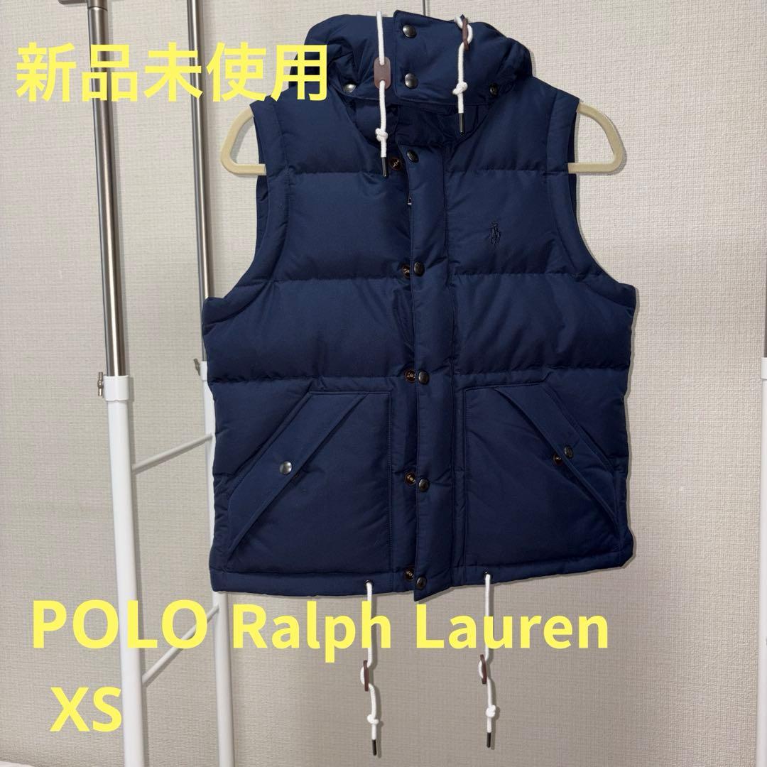 新品未使用 ポロラルフローレン ダウンベスト XS ネイビー
