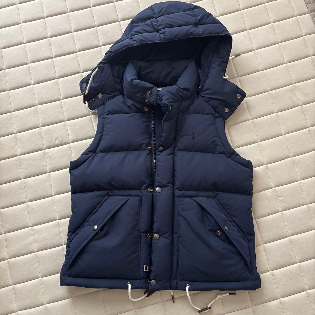 新品未使用 ポロラルフローレン ダウンベスト XS ネイビー