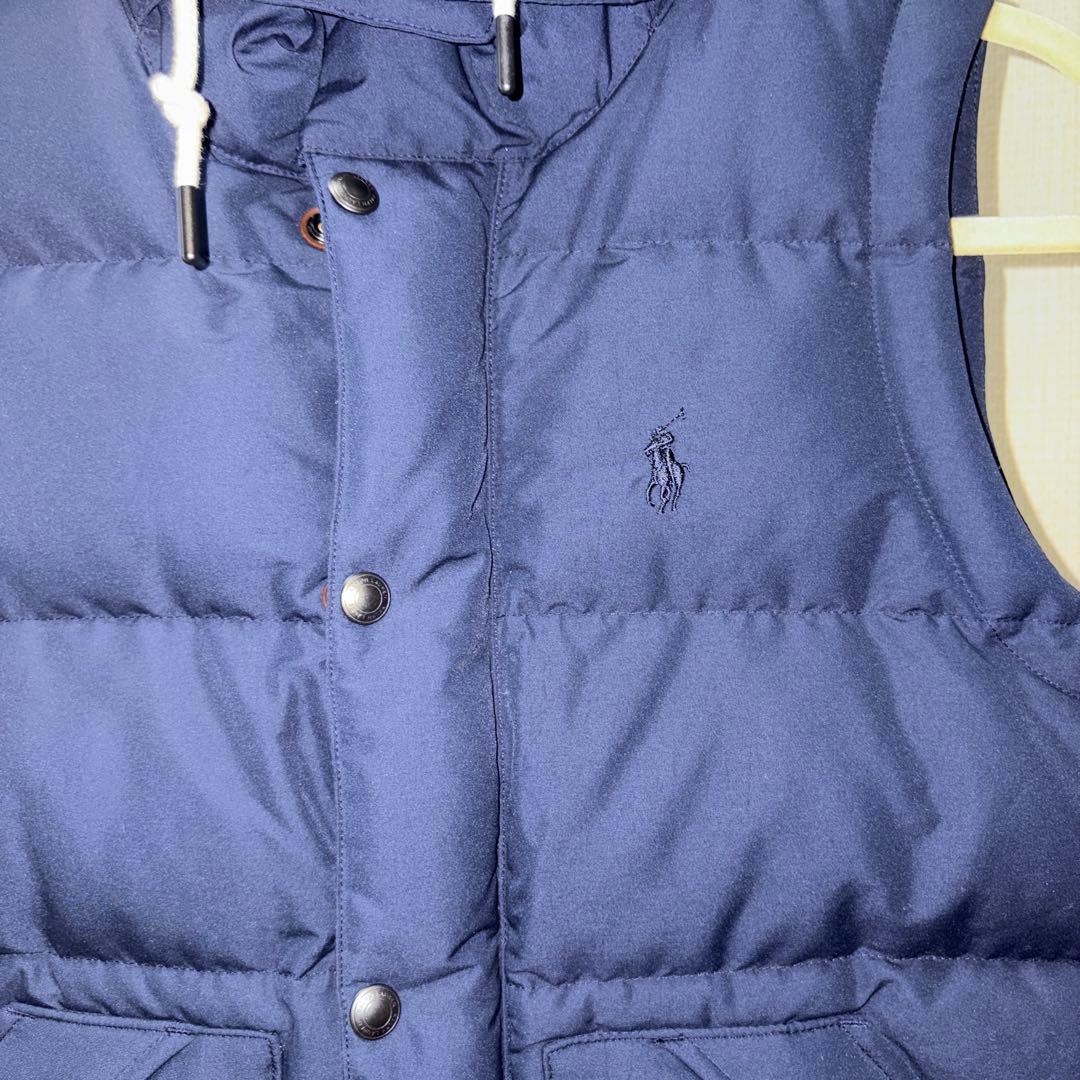 新品未使用 ポロラルフローレン ダウンベスト XS ネイビー