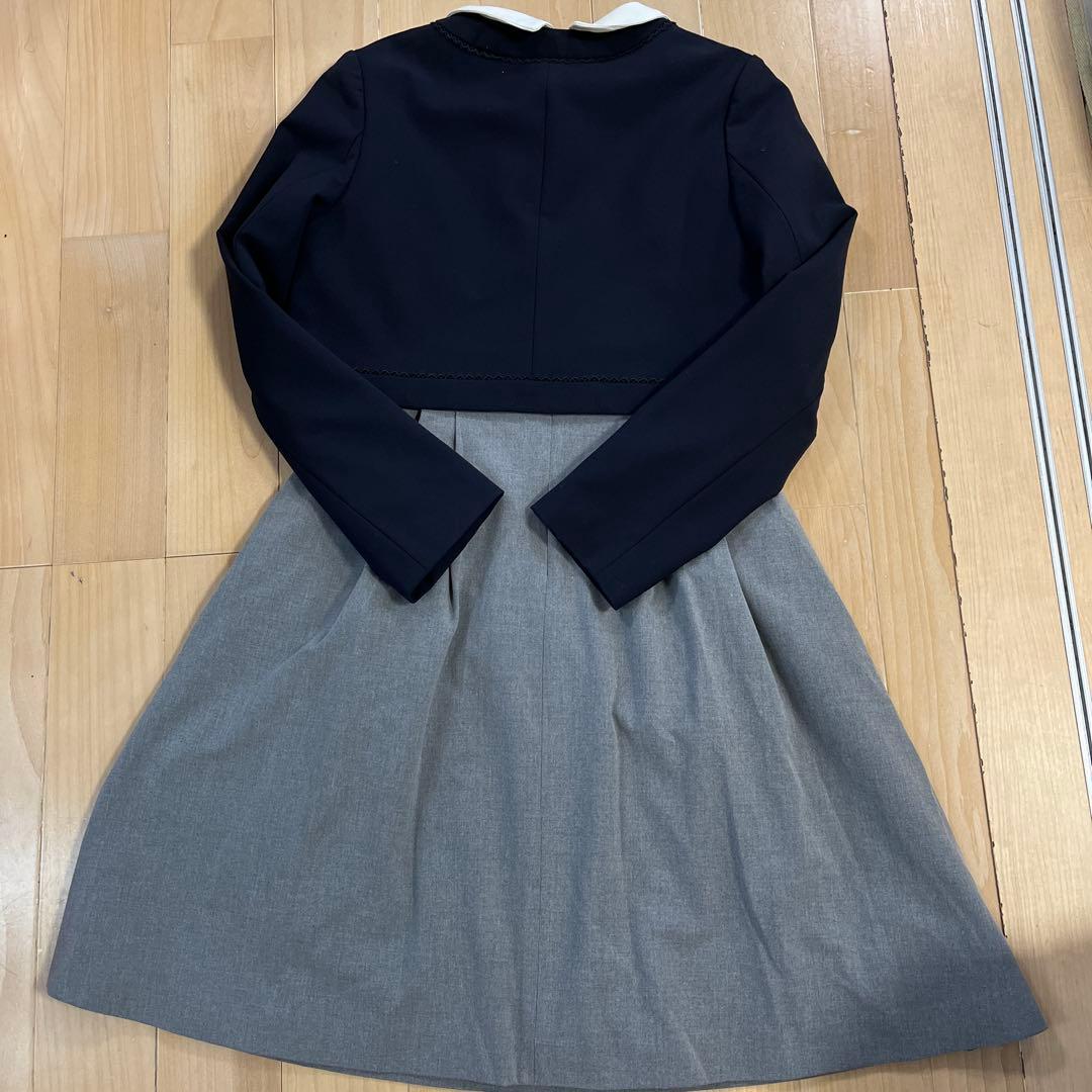 ポンポネットジュニア　フォーマル　ジャケット　ワンピース　リボン　3点