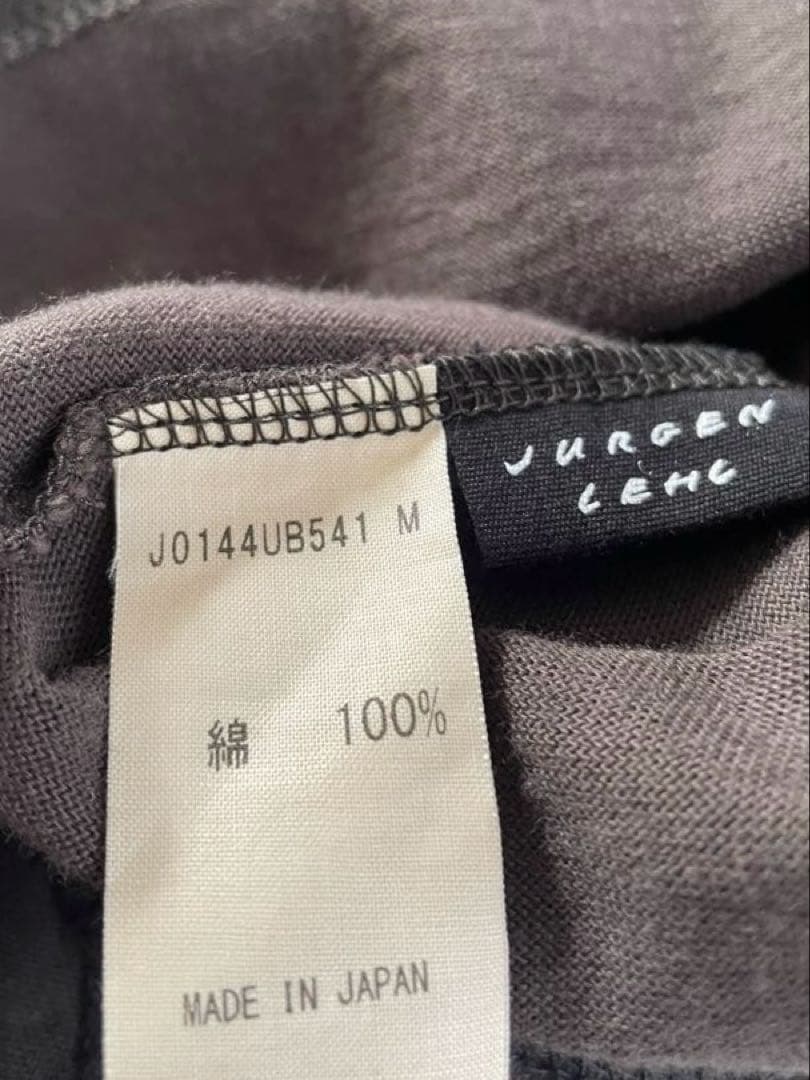 Jurgen Lehl スーピマ天竺カットソー　ブラウン