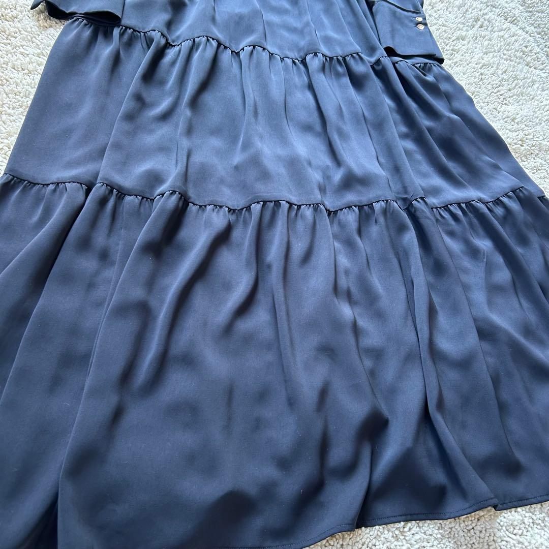 Ballsey ボールジィ ティアードフリルマキシ ロングワンピース Aライン