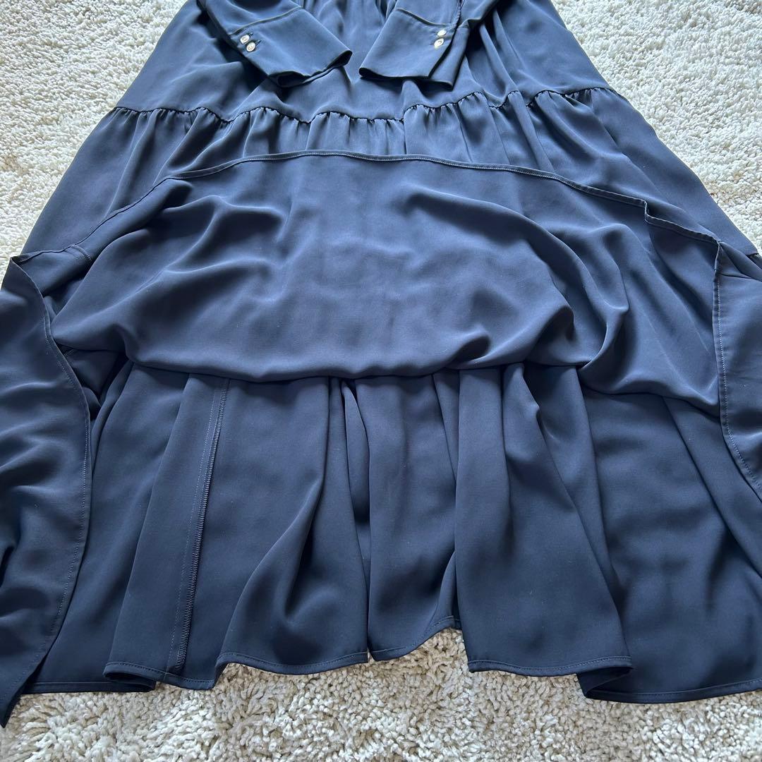 Ballsey ボールジィ ティアードフリルマキシ ロングワンピース Aライン