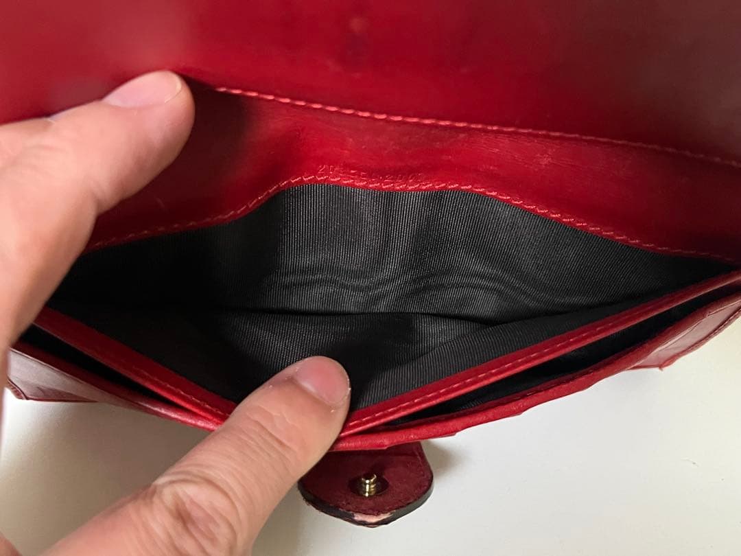 GUCCI ラブリーハート エナメル GG ゴールド金具 長財布