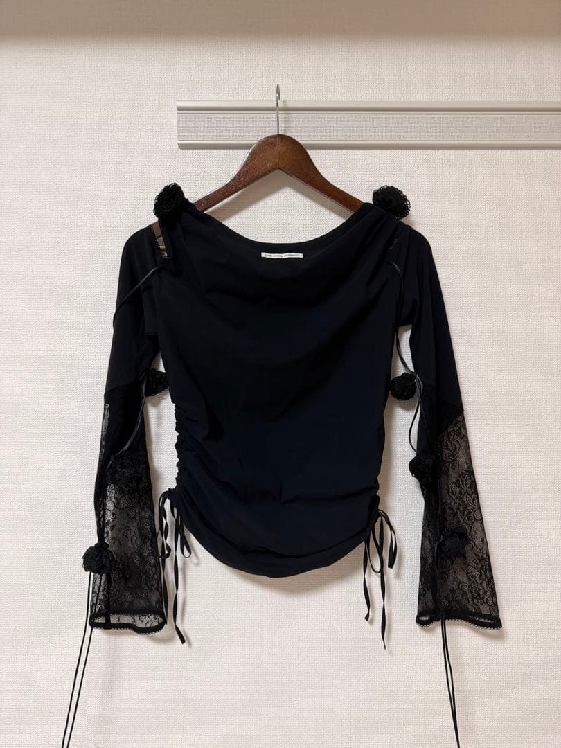 【値下不可】LUTENS Corsage off_shoulder top