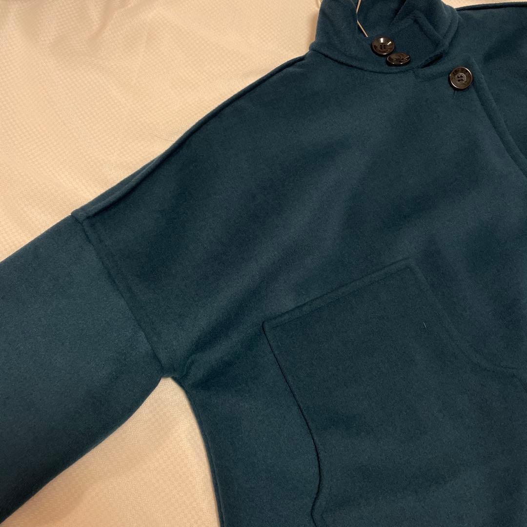 【美品】ふじあみ unof コート ブルー