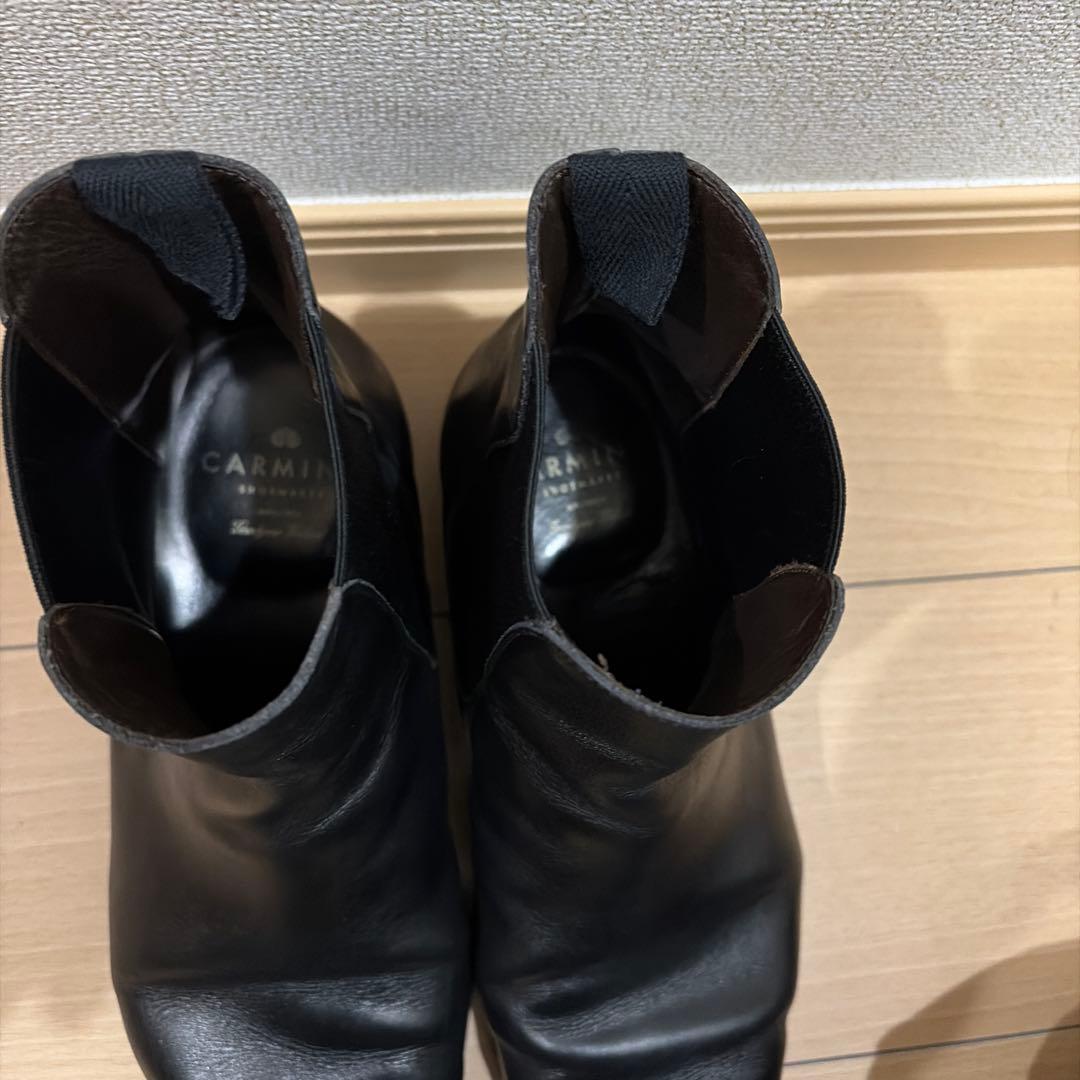 カルミナ　CARMINA サイドゴアブーツ サイズ8ブラック
