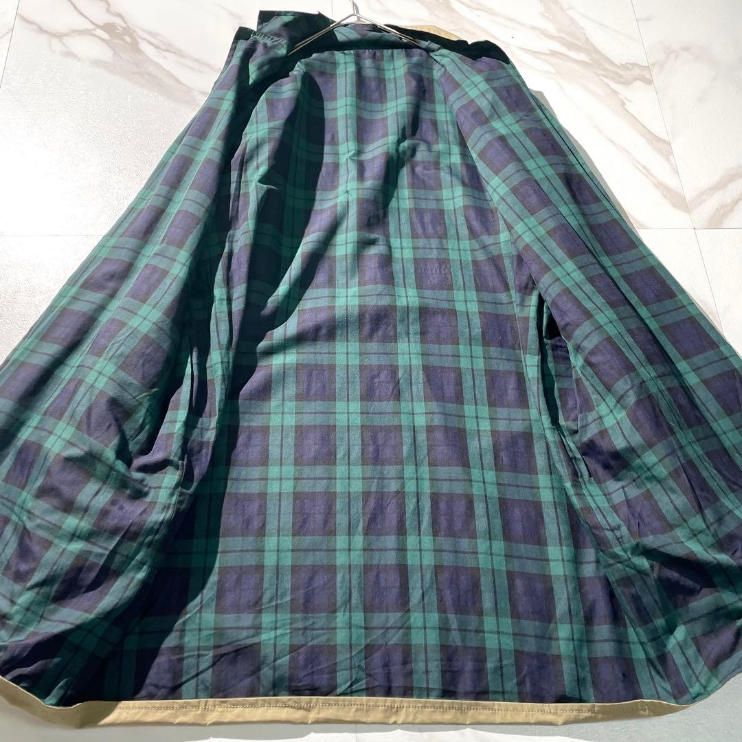 入手困難✨ デドゥエ d-due リバーシブルコート チェック柄 ベージュ系