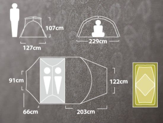 ニーモ ダガーリッジポーチ2P