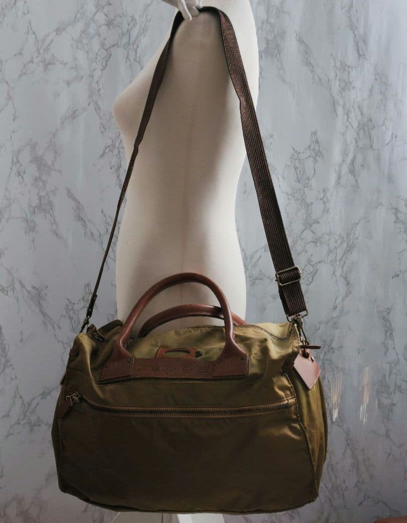 【希少 高級◎】フェリージ ボストンバッグ 2way 肩掛け A4 大容量