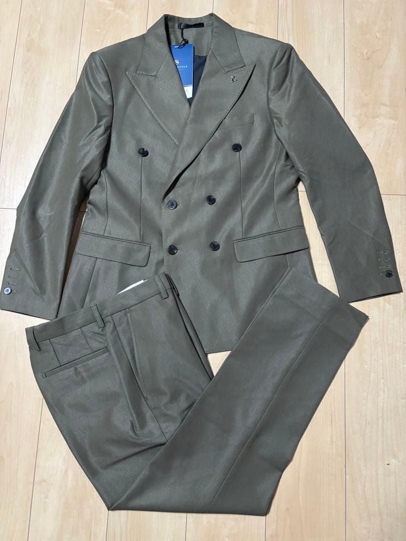 希少✨ダブルブレストスーツセットアップ　S-Mサイズ！ 未使用