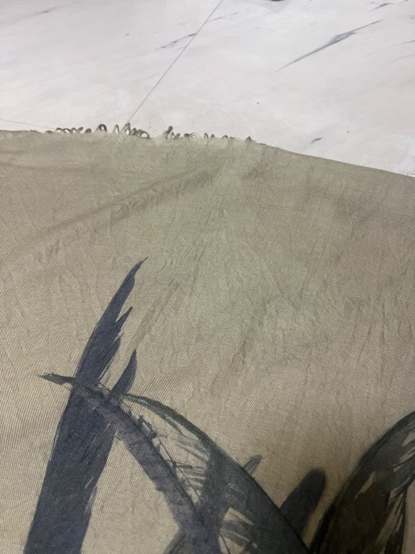 BALMAIN 狼デザイン ストール　ウルフ　マフラー