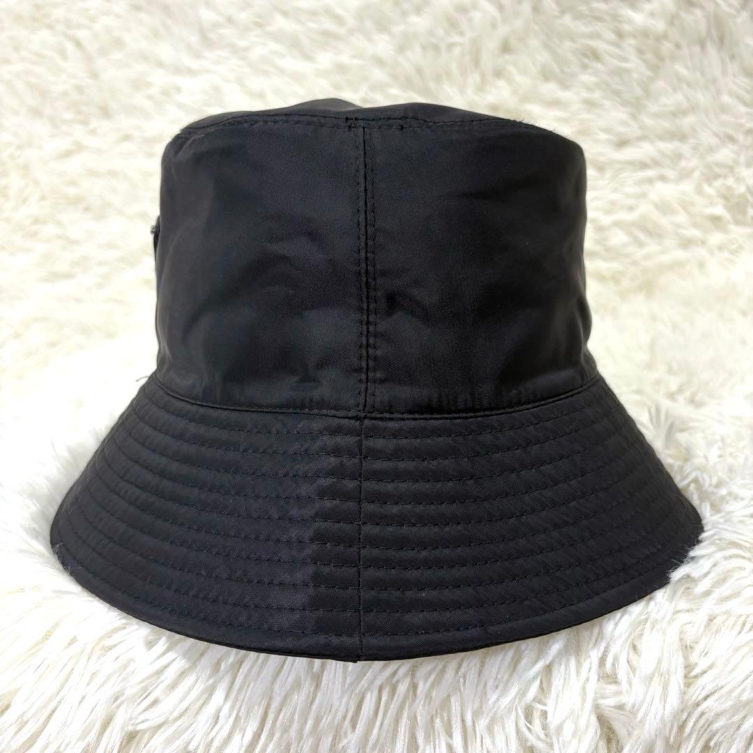 【美品】PRADA プラダ　三角プレート　ナイロン　バケットハット