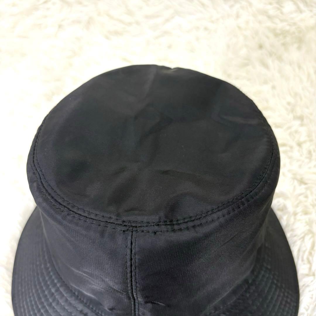 【美品】PRADA プラダ　三角プレート　ナイロン　バケットハット