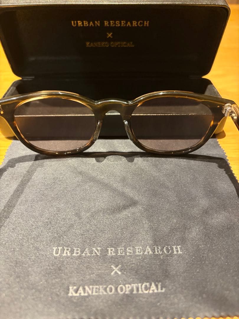 URBAN RESEARCH ×金子眼鏡 サングラス メガネ 美品 最終値引き‼️