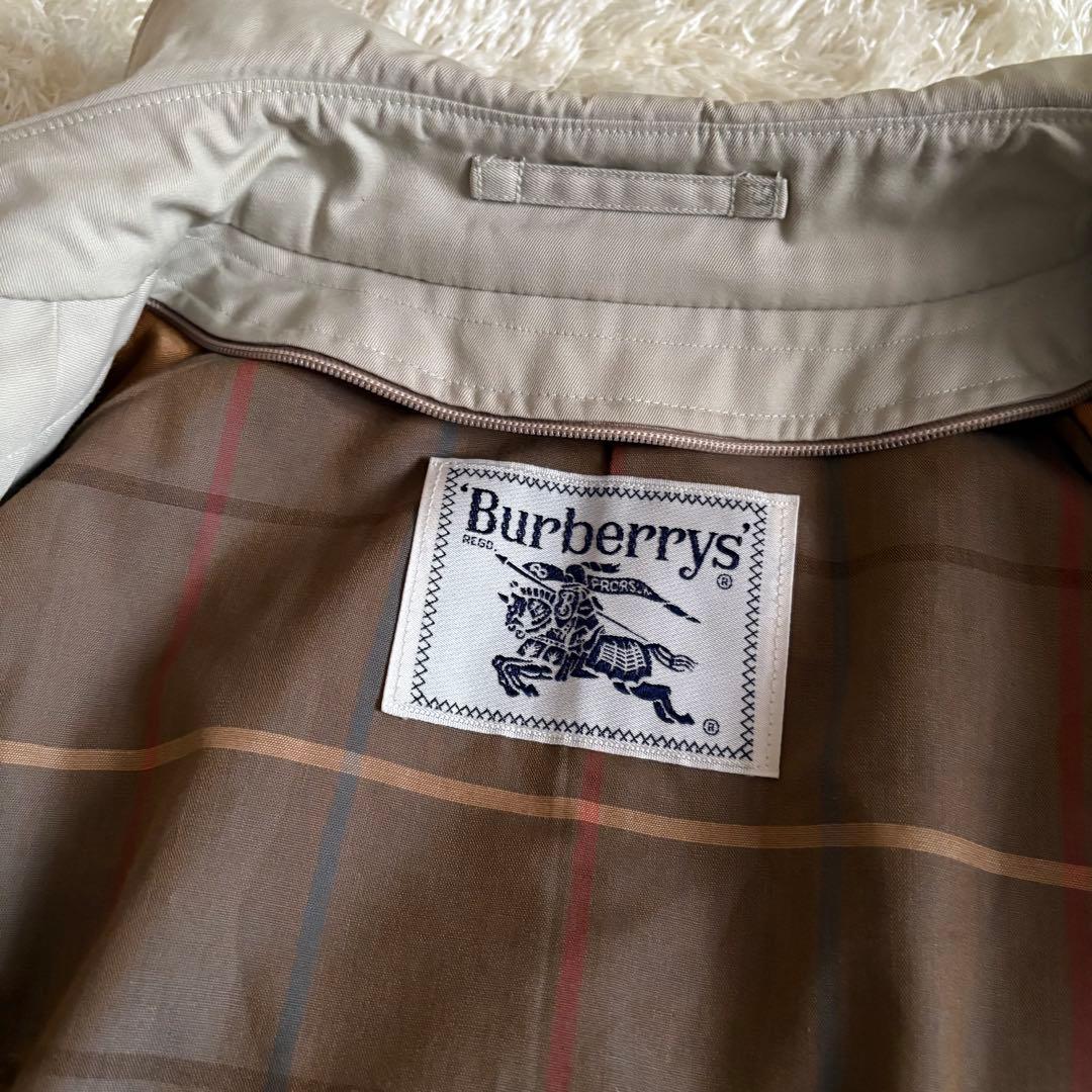 バーバリー トレンチコート ベルト ノバチェック レディース M