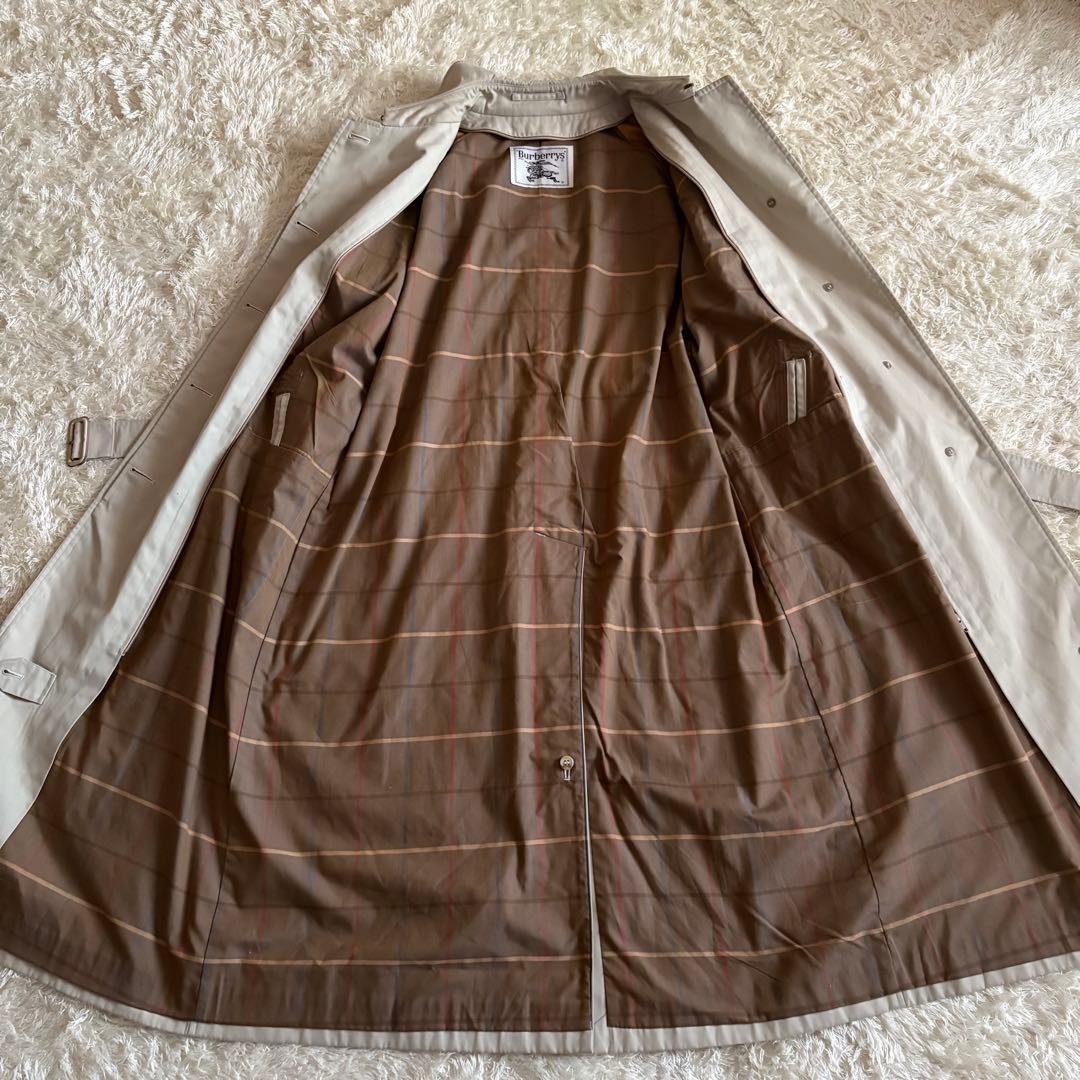 バーバリー トレンチコート ベルト ノバチェック レディース M