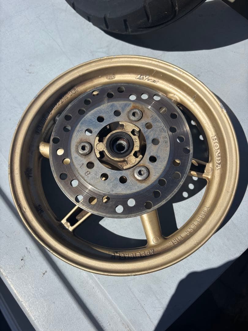 Pon⭐︎　DIO zx金ホイール　ディオ　ゴールド　前後セット